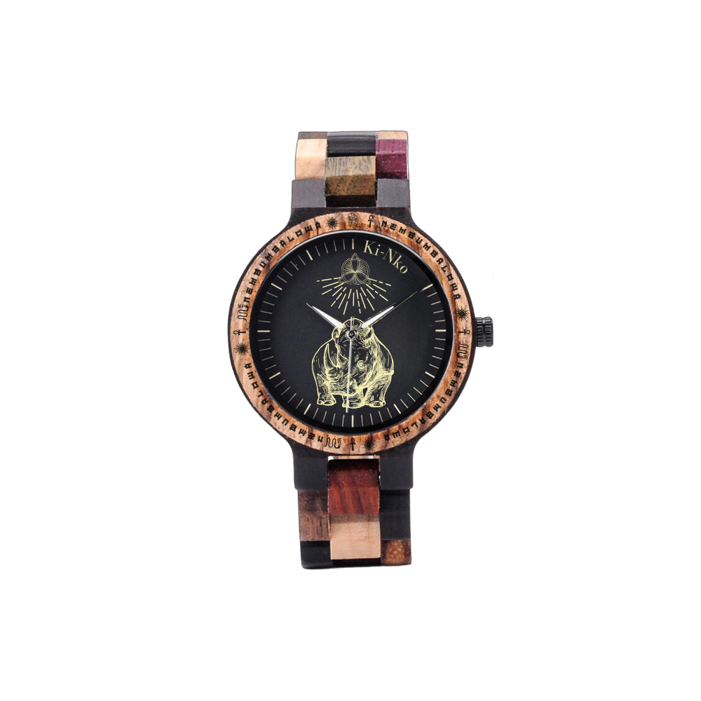 La montre Ki-Nko TOTEM TALISMAN Rhinocéros