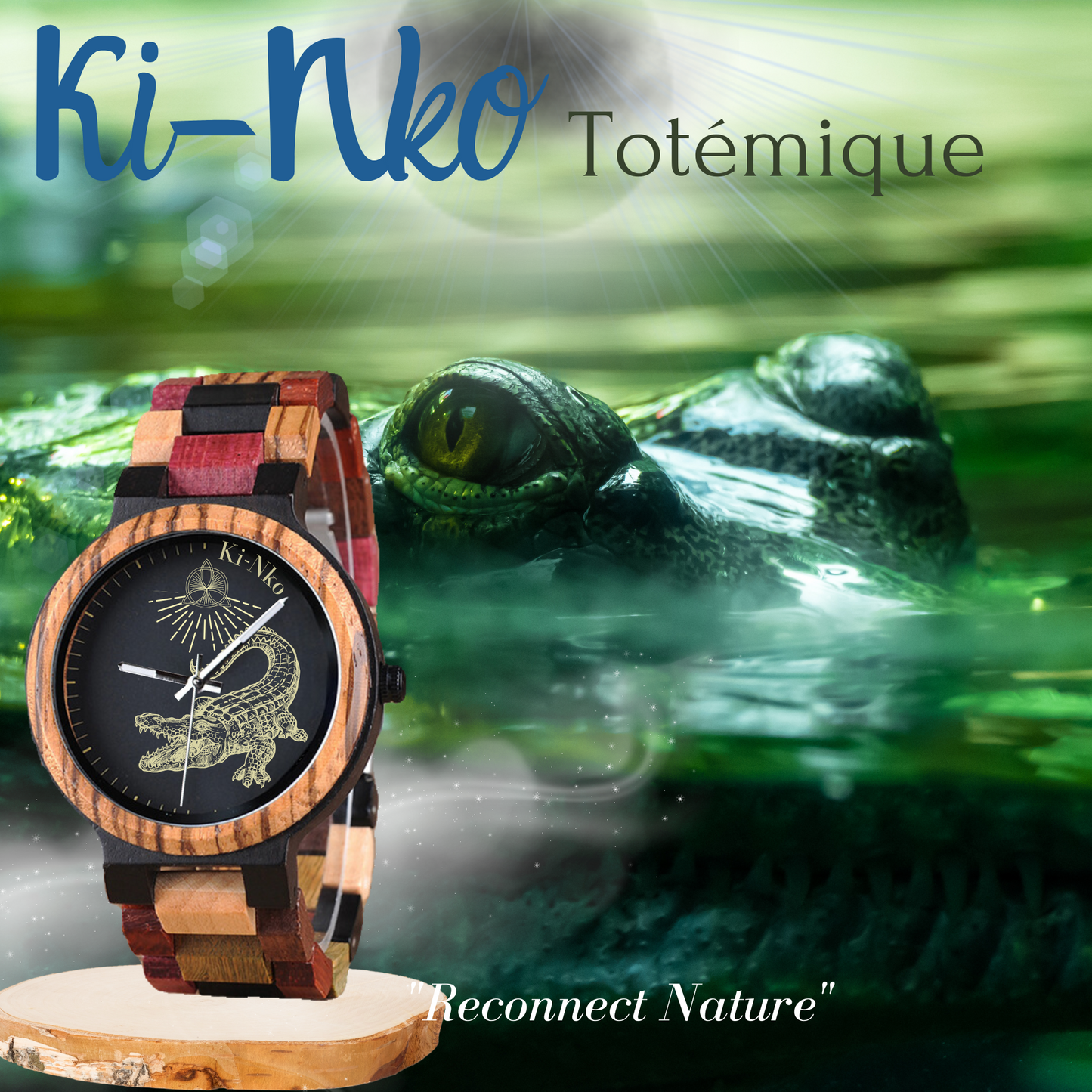 Les montres Ki-Nko TOTEM Lite Crocodile