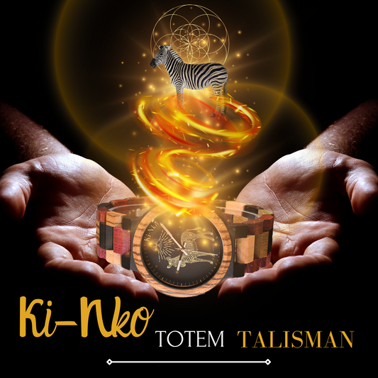 La montre Ki-Nko TOTEM TALISMAN Zèbre