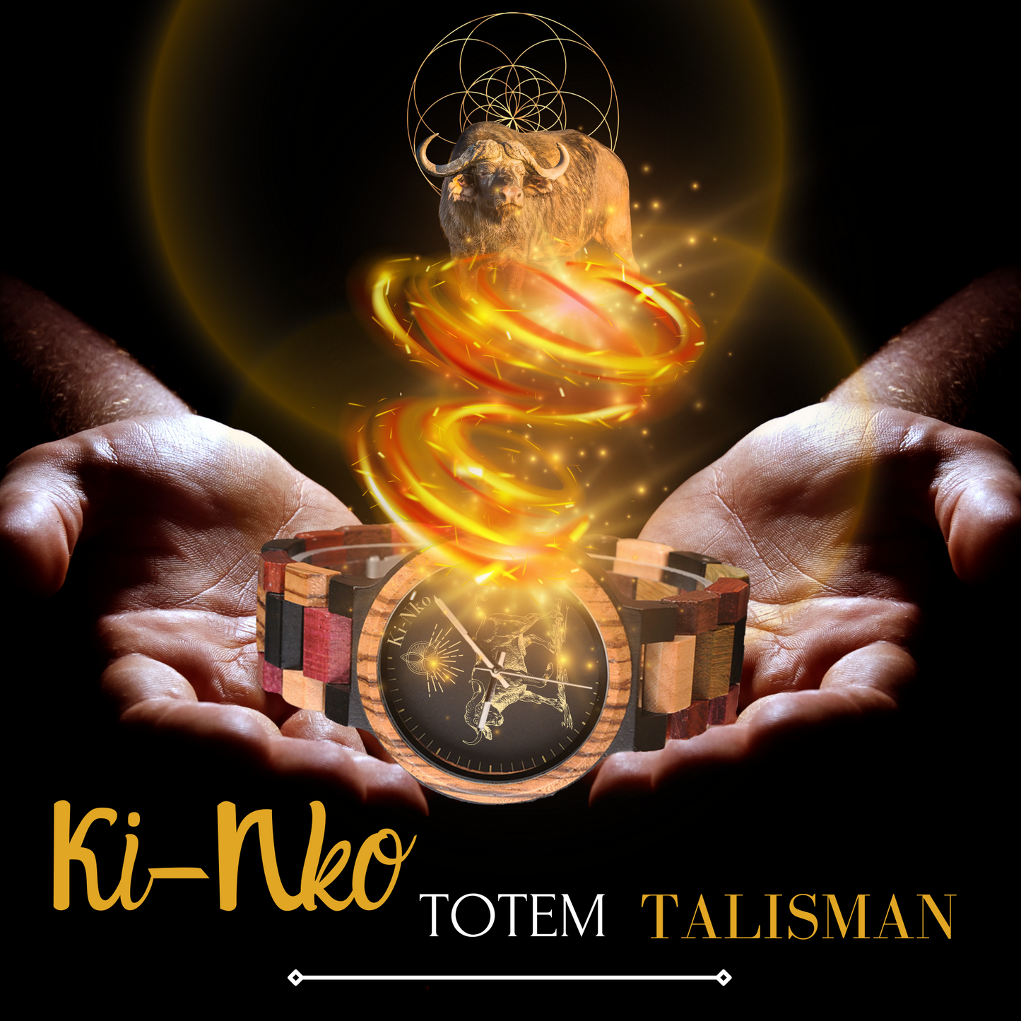 La montre Ki-Nko TOTEM TALISMAN Buffle