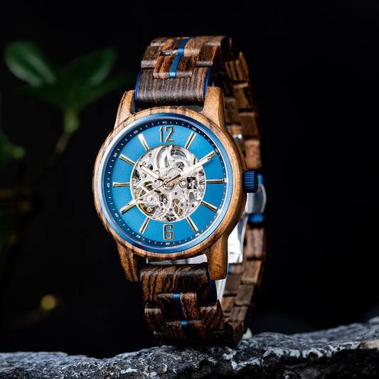 La montre en bois  KI-NKO "Luxe-Bijoux" pour Homme.